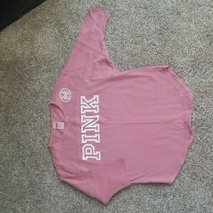 NWOT VS PINK 3/4 sleeve top
